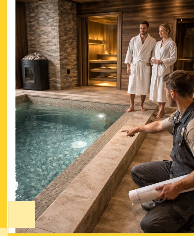 Проект бани с бассейном под ключ в Чебаркуле от 69791 р. | ЭриданЧбр