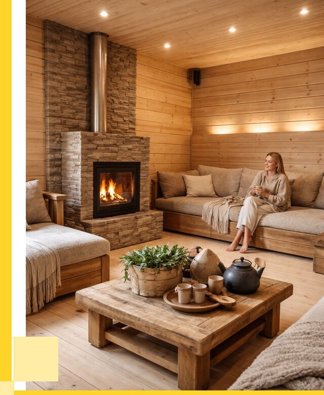 Проект бани с комнатой отдыха в Чебаркуле от 37580 р. | ЭриданЧбр