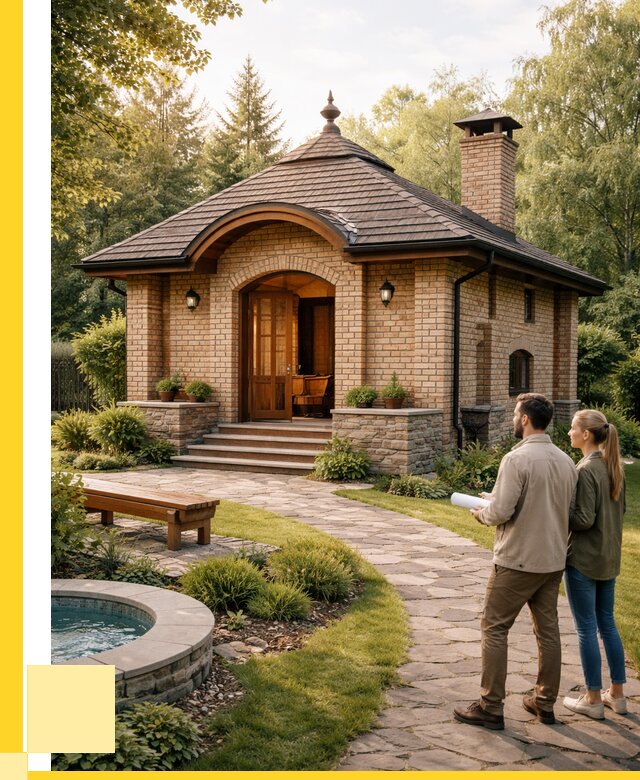 Проект кирпичной бани в Чебаркуле от 32211 р. | ЭриданЧбр