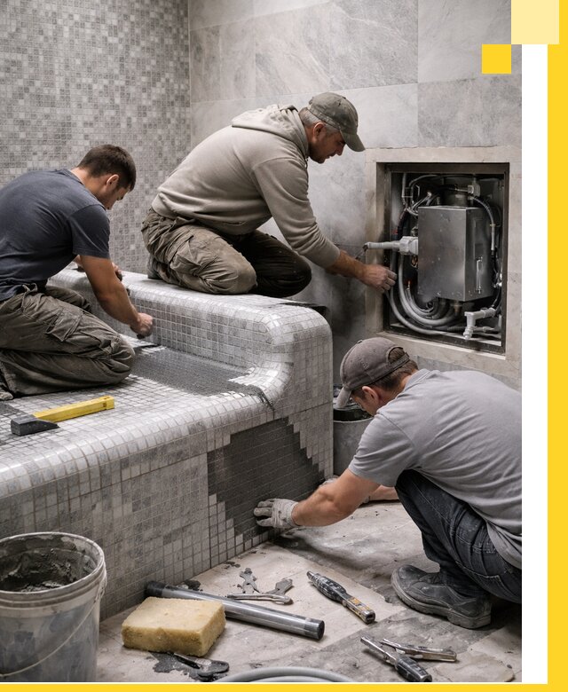 Проекты хамамов под ключ в Чебаркуле и дизайн и строительство