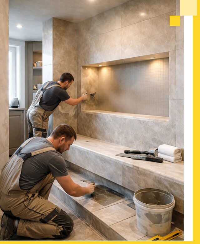 Профессиональное строительство хамама в квартире в Чебаркуле