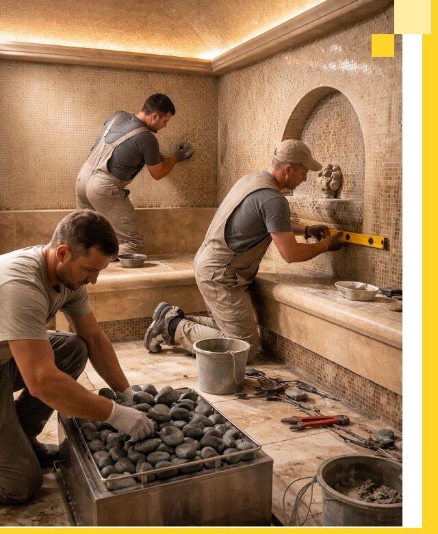 Проектирование и строительство хамама и сауны в Чебаркуле