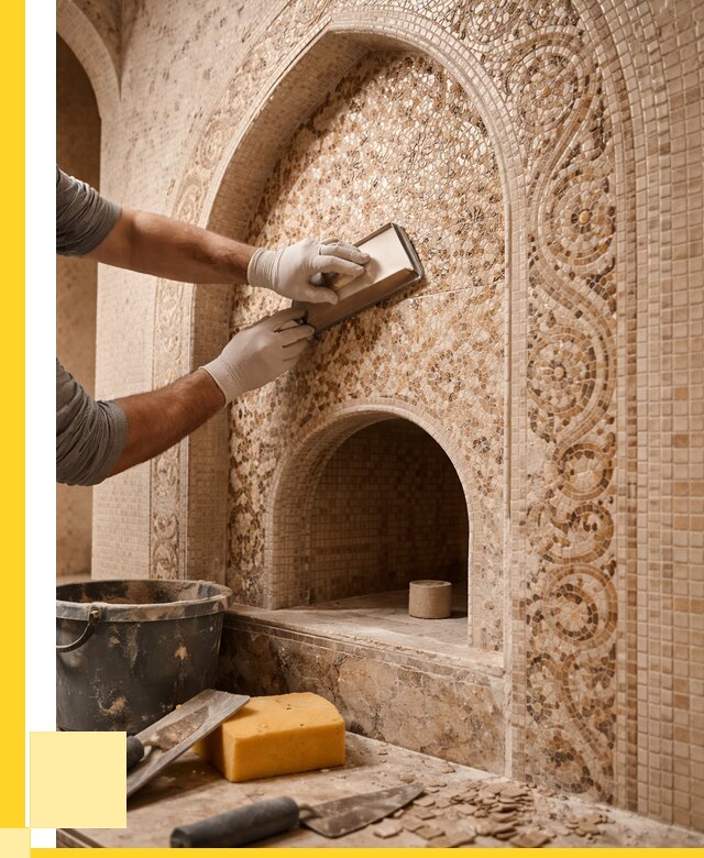 Мозаика для хамама в Чебаркуле под ключ от 5369 р. | ЭриданЧбр