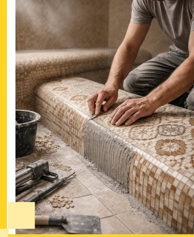 Плитка для хамама под ключ в Чебаркуле от 3758 р. | ЭриданЧбр